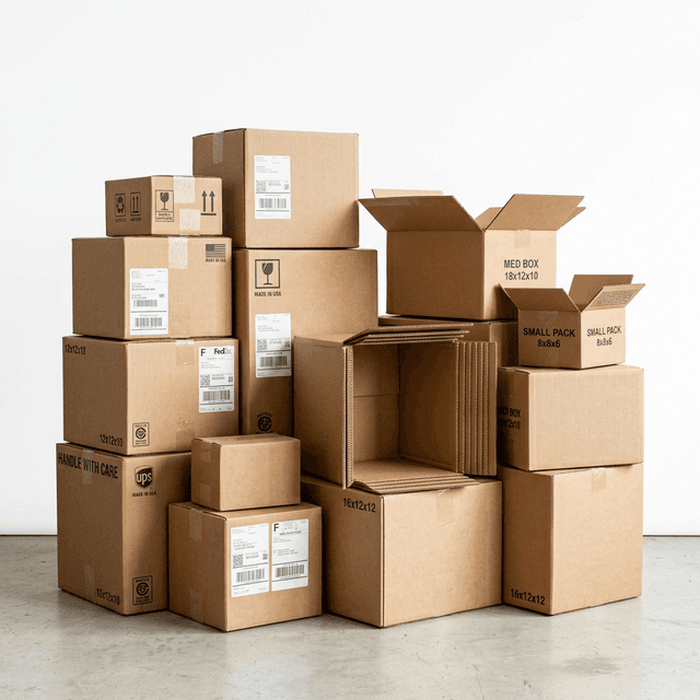 Hộp carton sóng vận chuyển